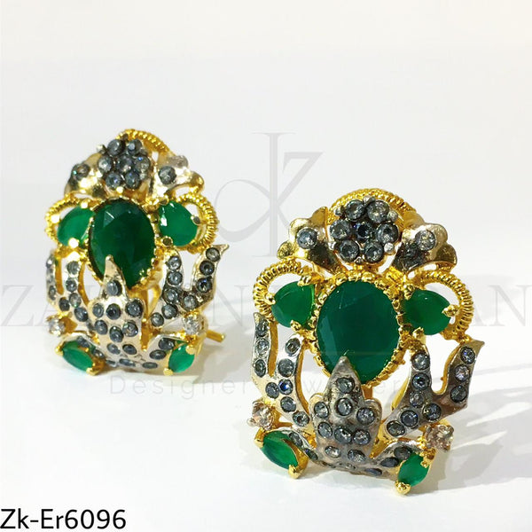 Emerald studs