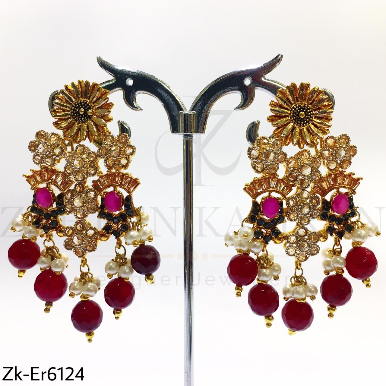 Champagne earrings