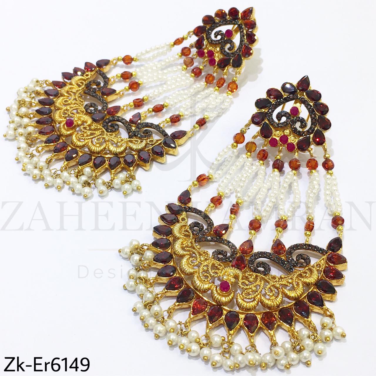 Jhumar shape earrings