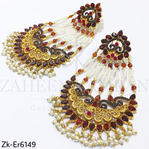 Jhumar shape earrings