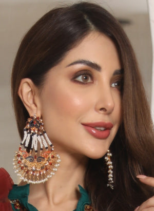 Jhumar shape earrings