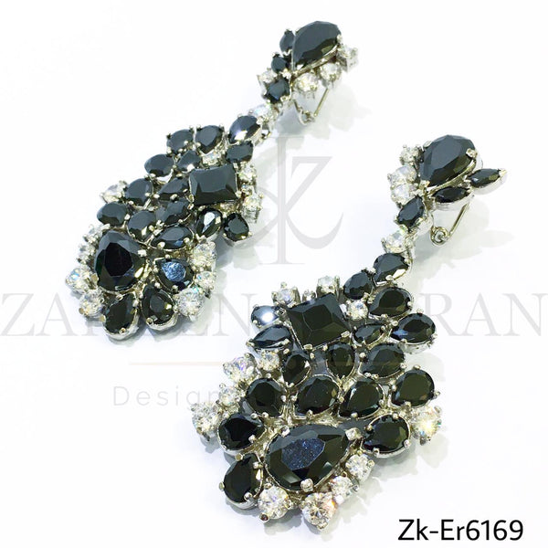 Agate Zirconian earrings