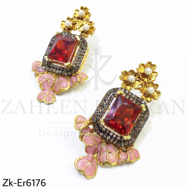 Meena stones earring