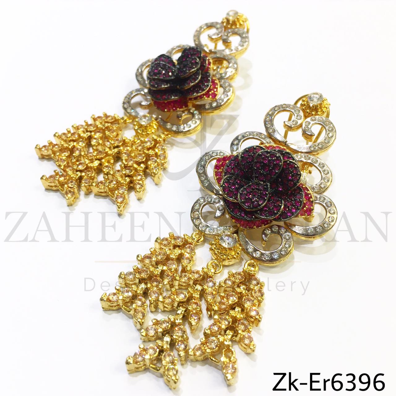 Floral earrings