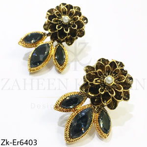 Floral earrings