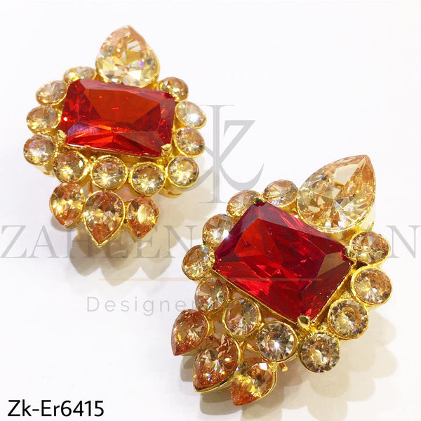 Ruby earrings