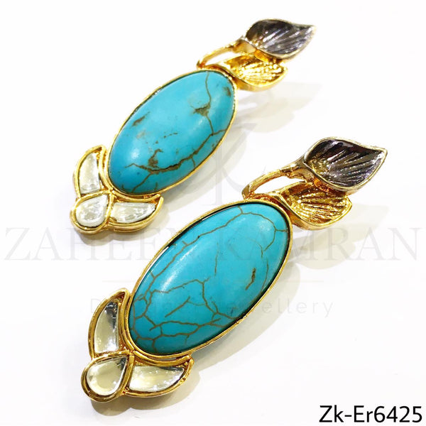 Feroza long earrings