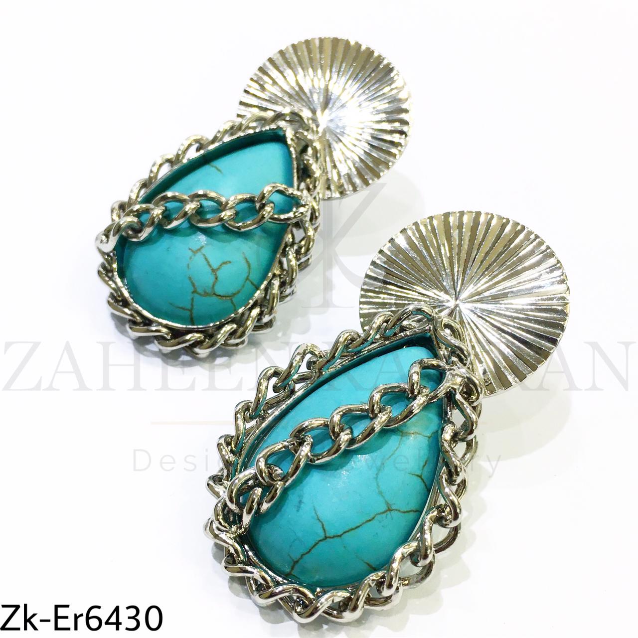 Feroza chained earrings