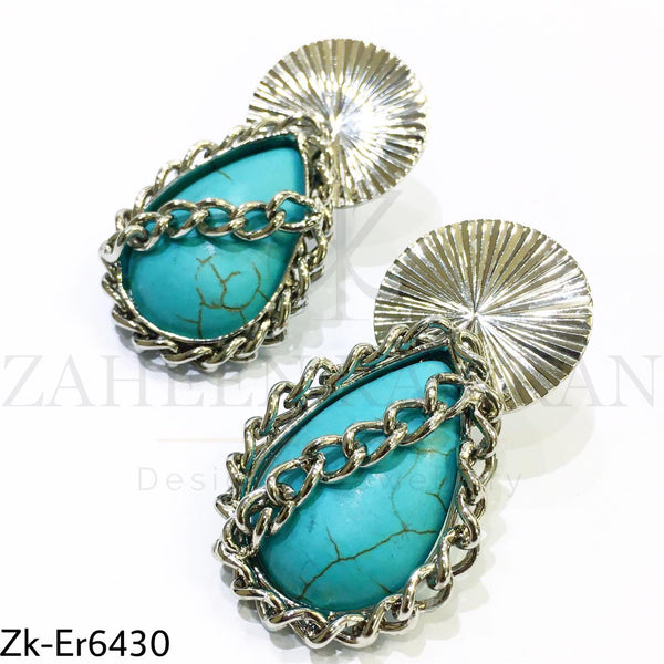 Feroza chained earrings