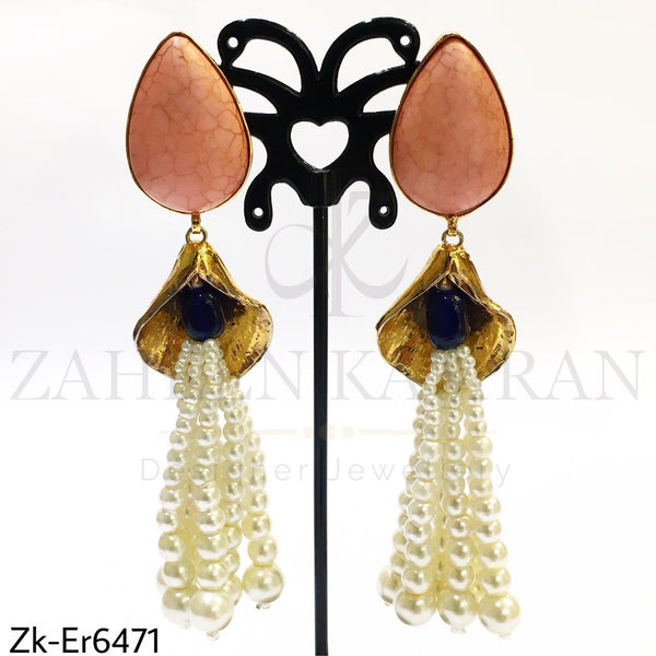 Pearls hangings earrings