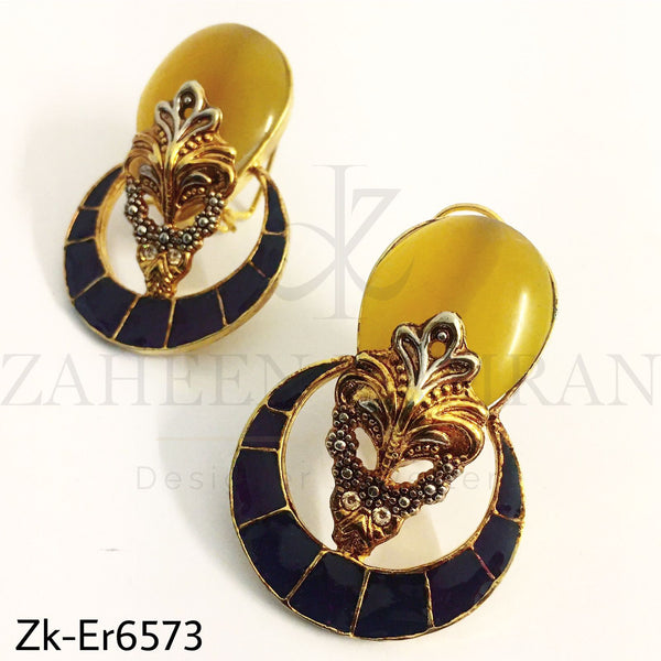 Moon Meena Earrings