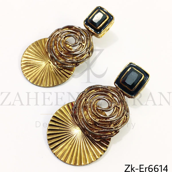 Coiled earrings