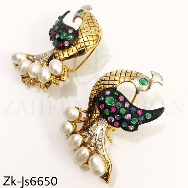 Peacock Earrings