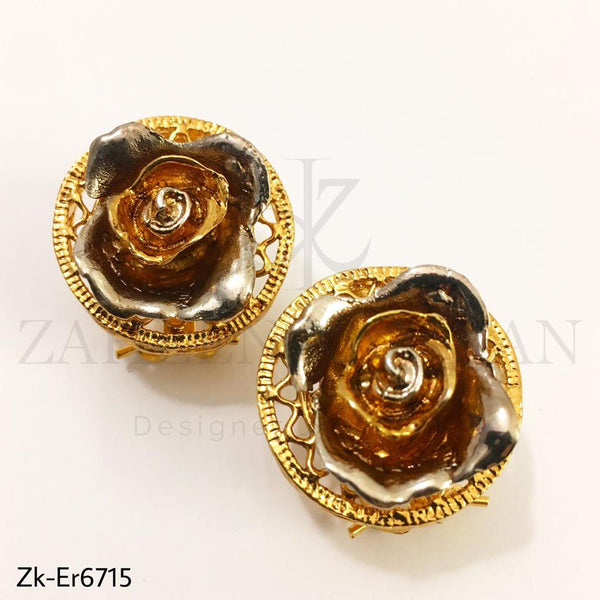 3D flower Studs