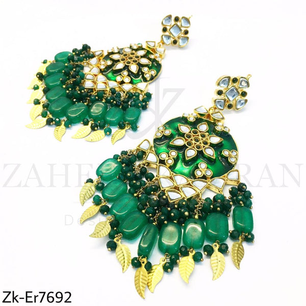 Meenakari earrings