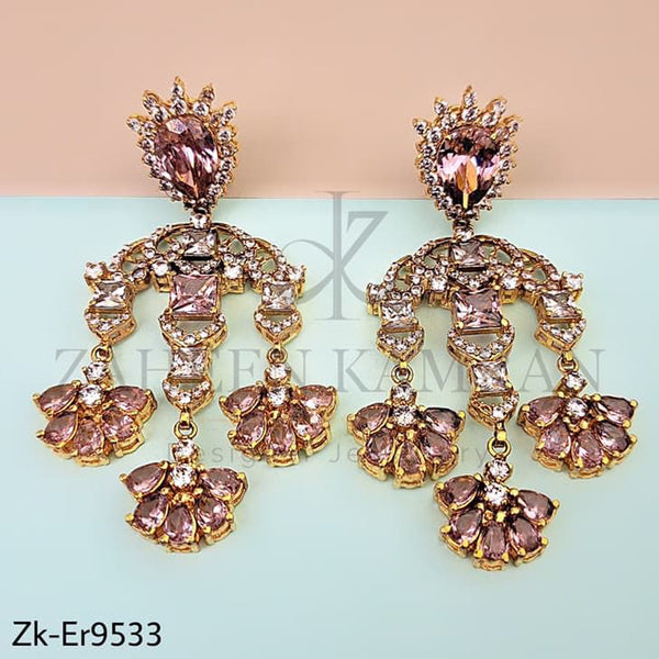 FLORAL HANGING EARRINGS