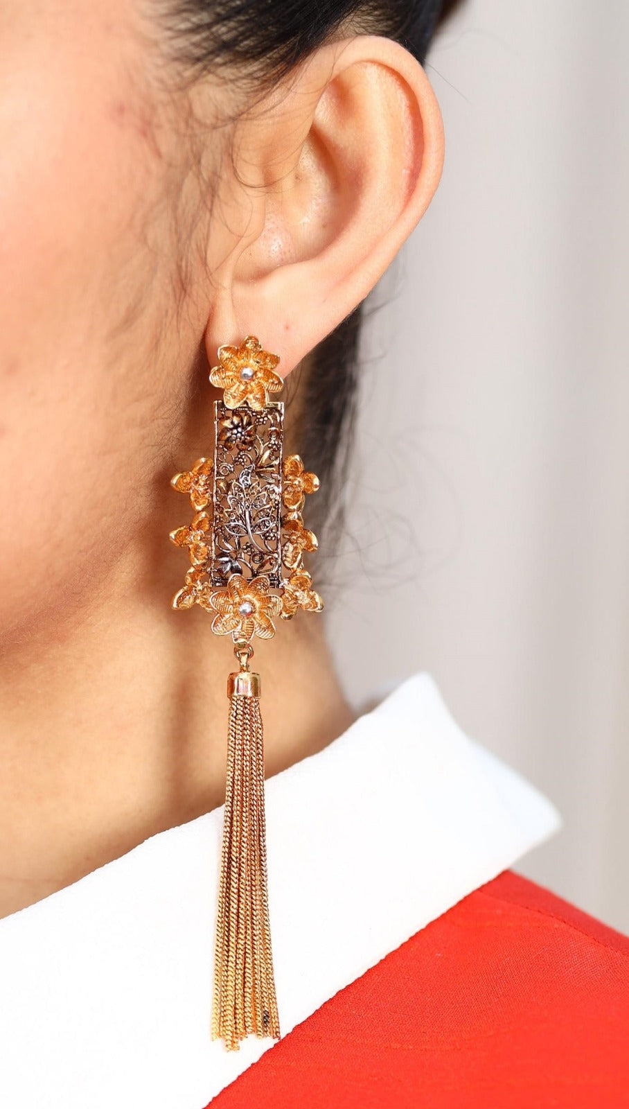 LONG CHAIN EARRINGS