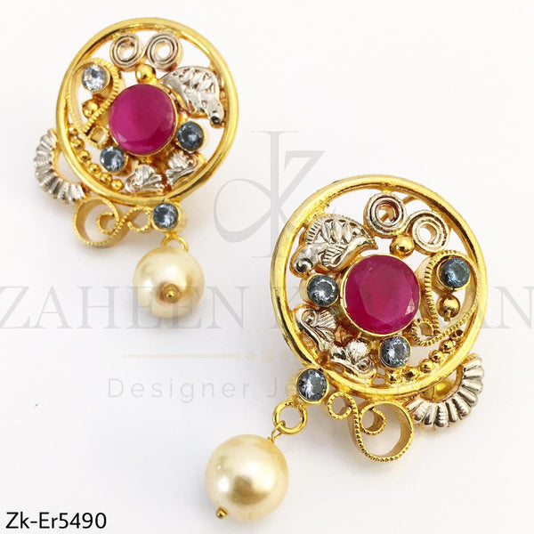 Round Classy Earrings