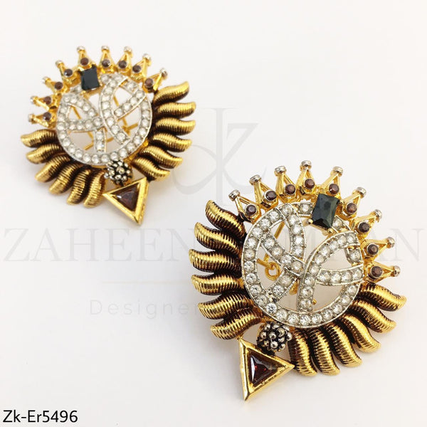 Antique gold earrings