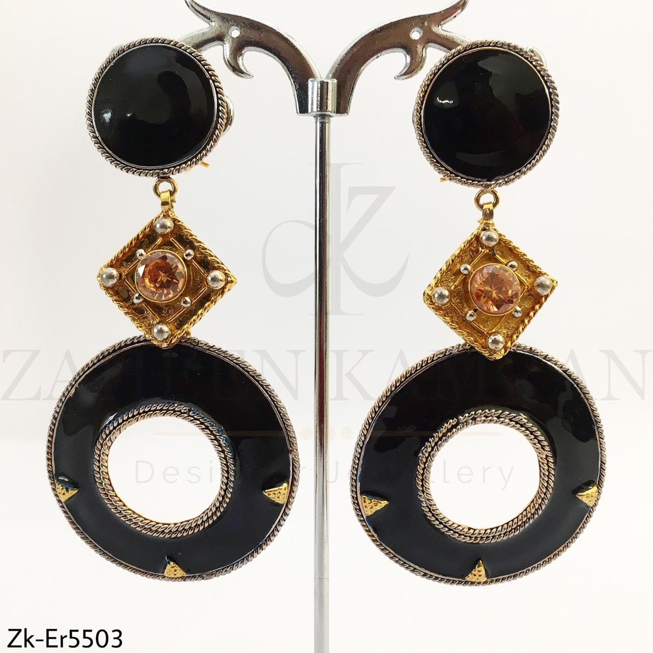 Agate Meena Danglers