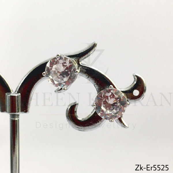 Round Zircon Stud