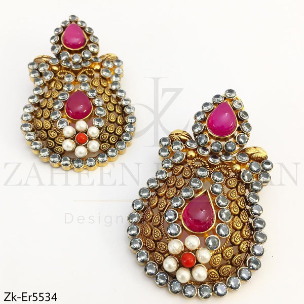 Antique gold earrings