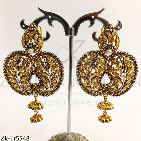 Royal gold earrings