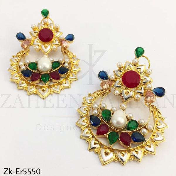 Classic gold earrings