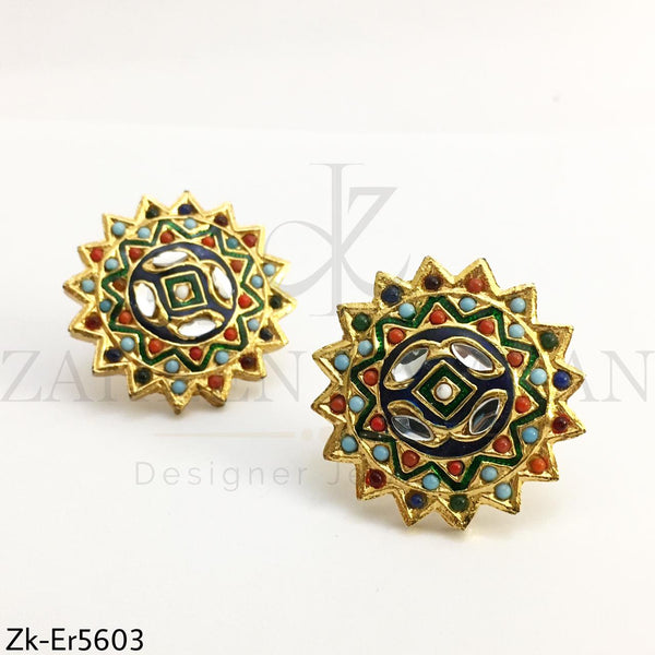 Noratan kundan earrings