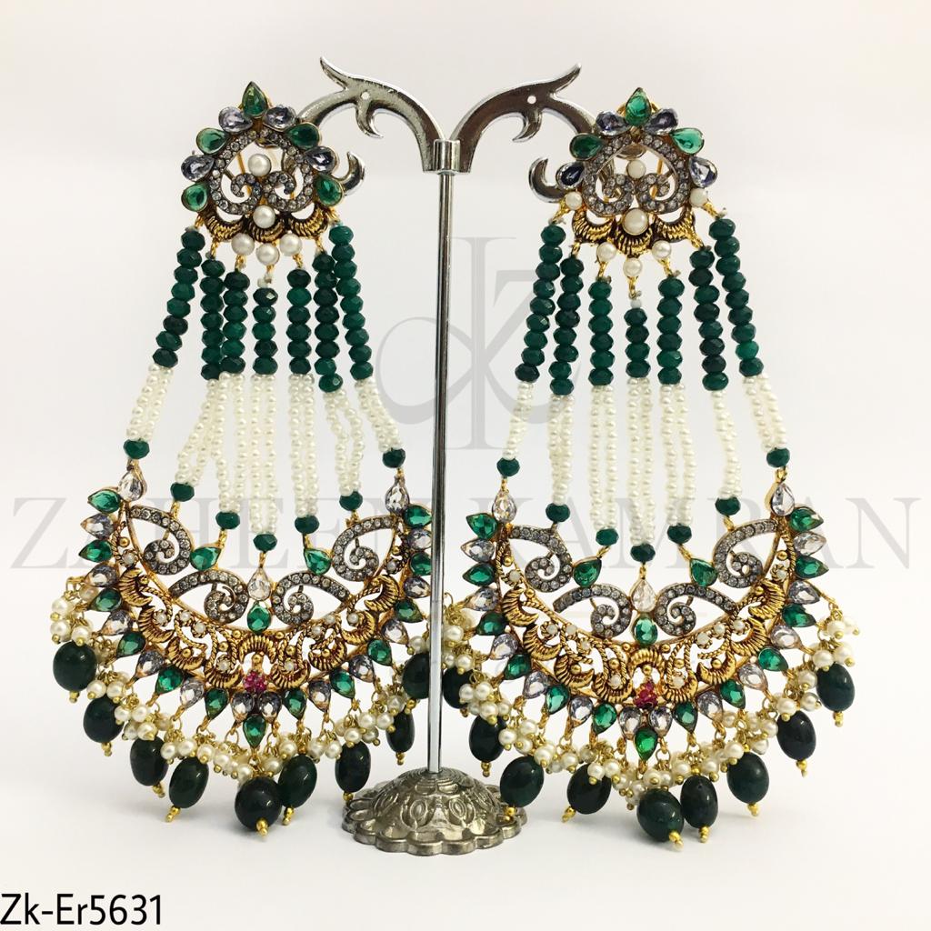 Emerald jhumar Danglers