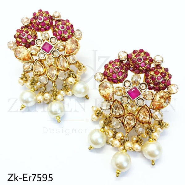 Fancy party pick earrings