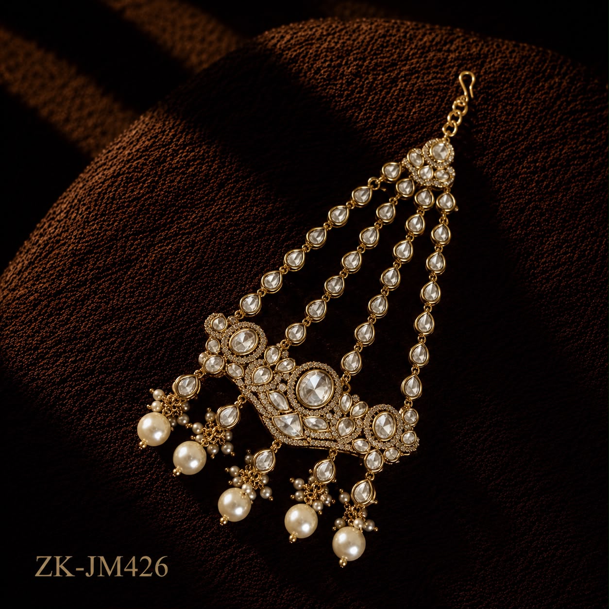 KUNDAN PEARLS JHUMMAR