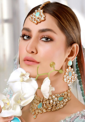 Feroza Zay Kundan necklace Set