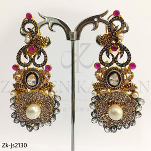 Gold Champagne Ruby Set