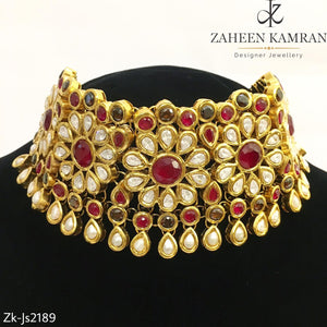 Kundan Floral Set