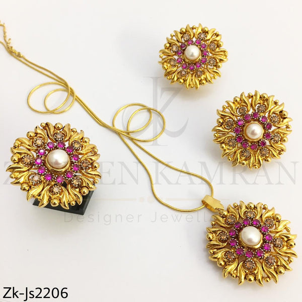 Flower Pendant Set