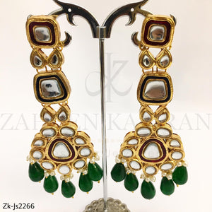 2 layered kundan mala