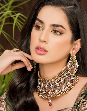 Antique Gold Bridal Set