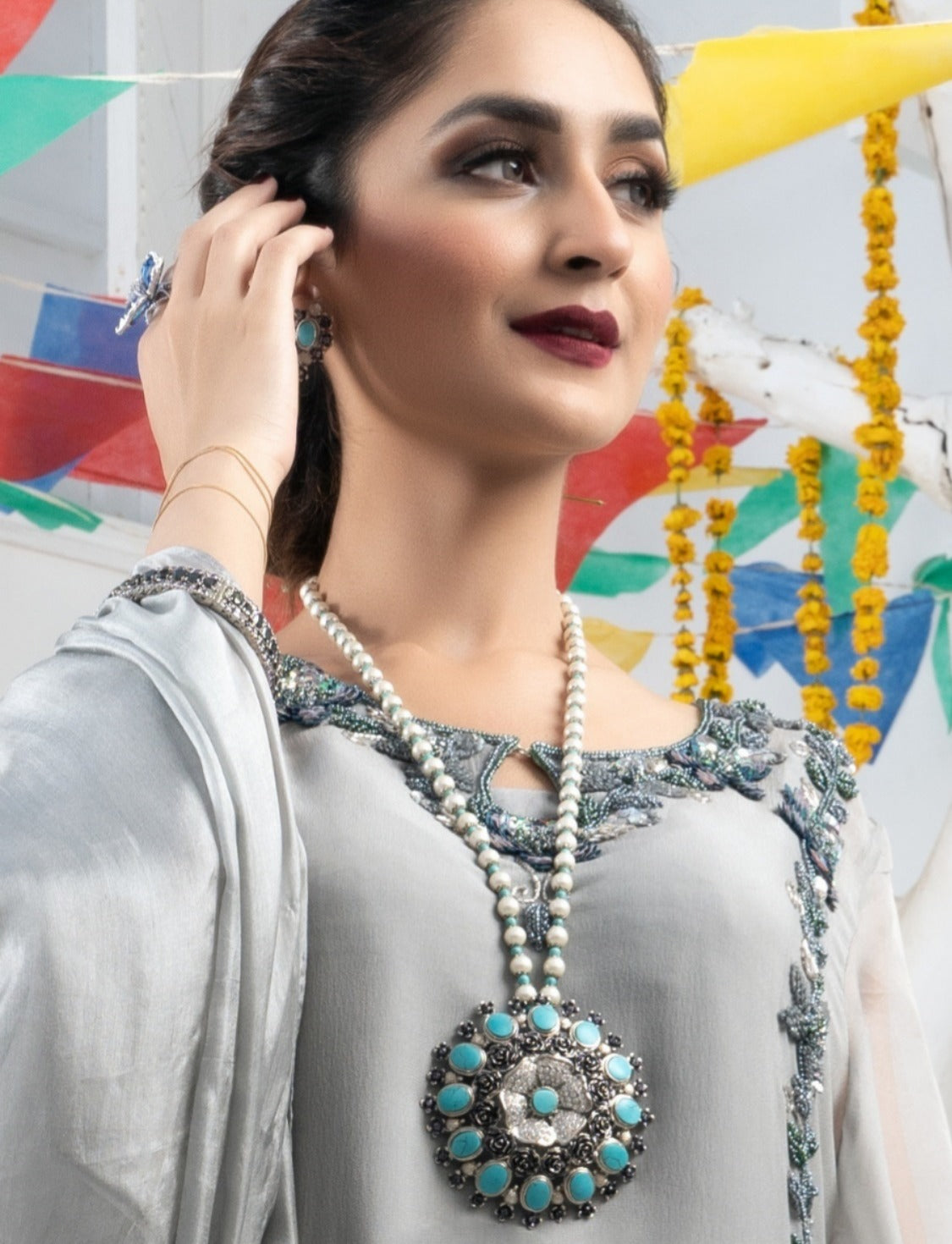 Feroza smoked mala set