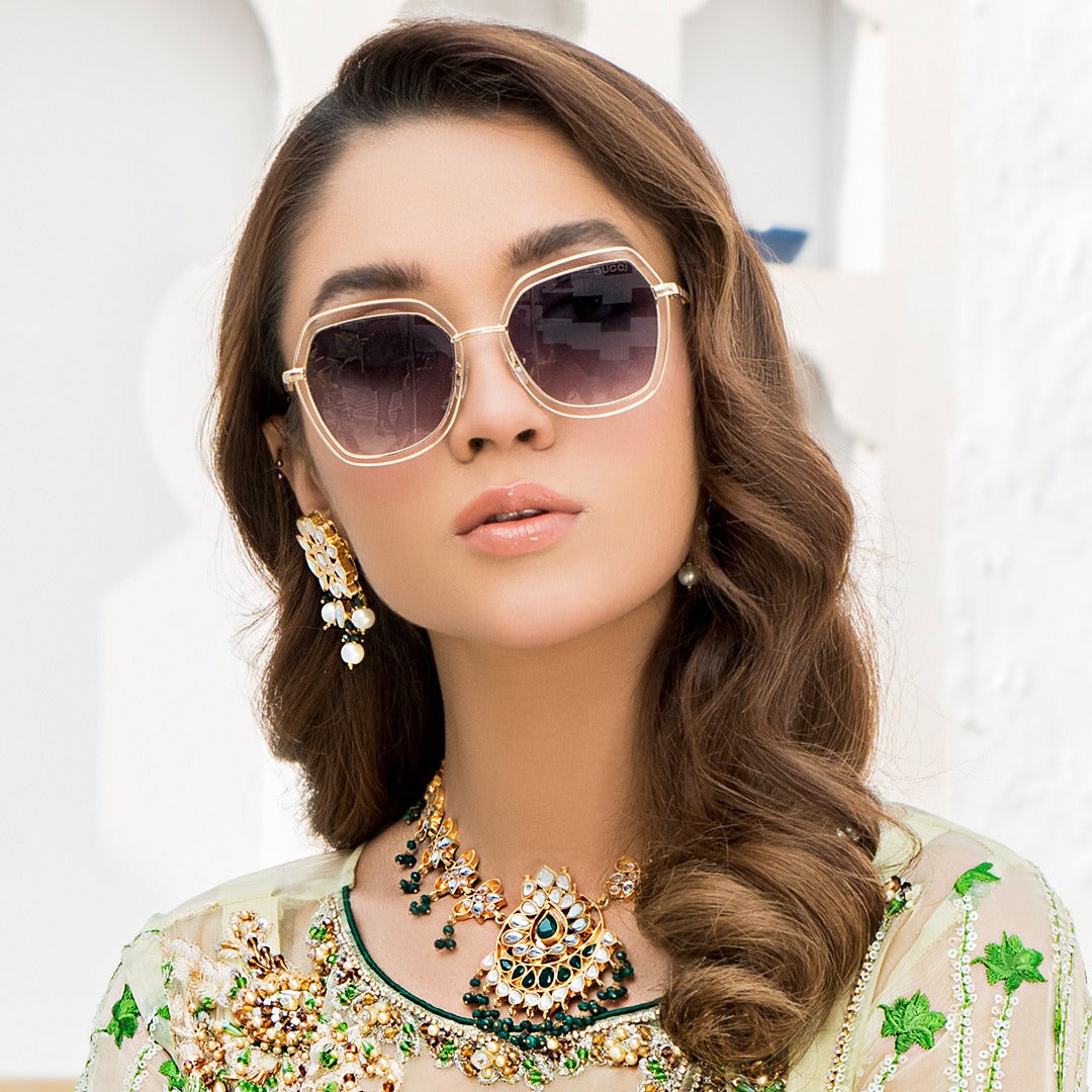 Kundan emerald set
