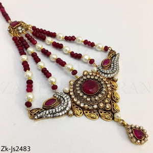 Antique Gold Ruby Set