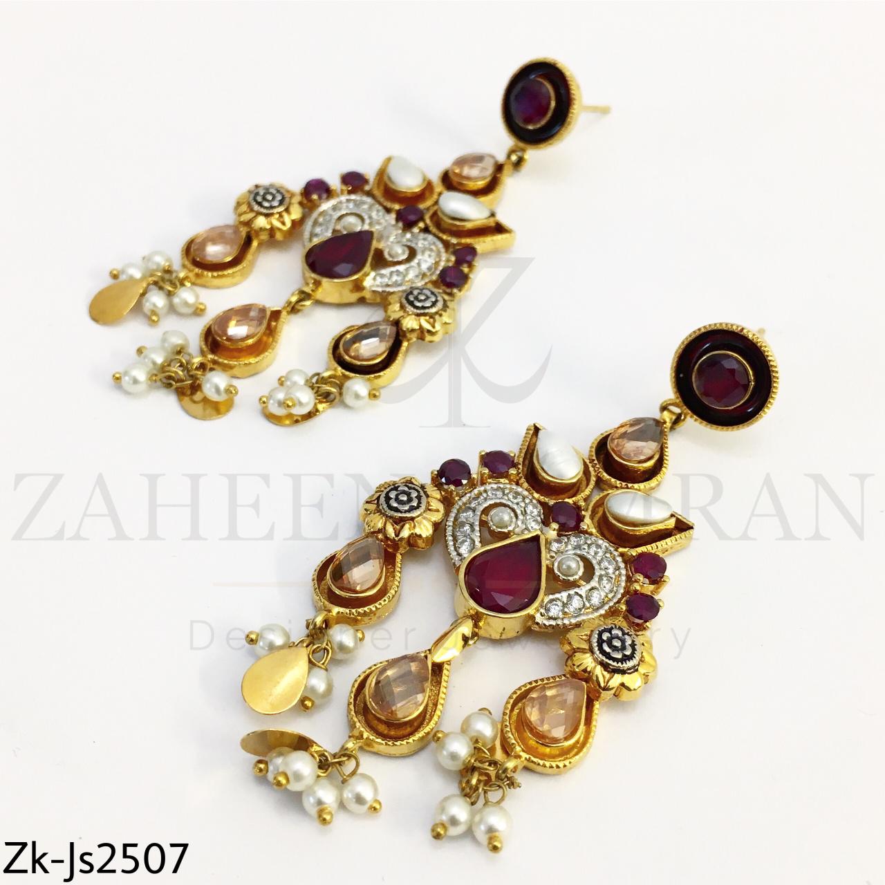 Ruby bridal set