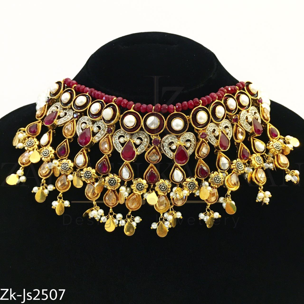 Ruby bridal set
