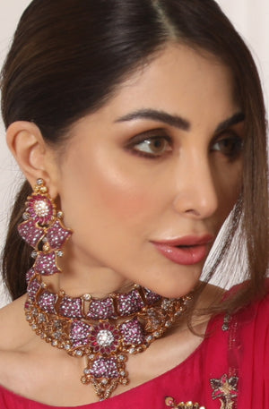 Ruby gold set
