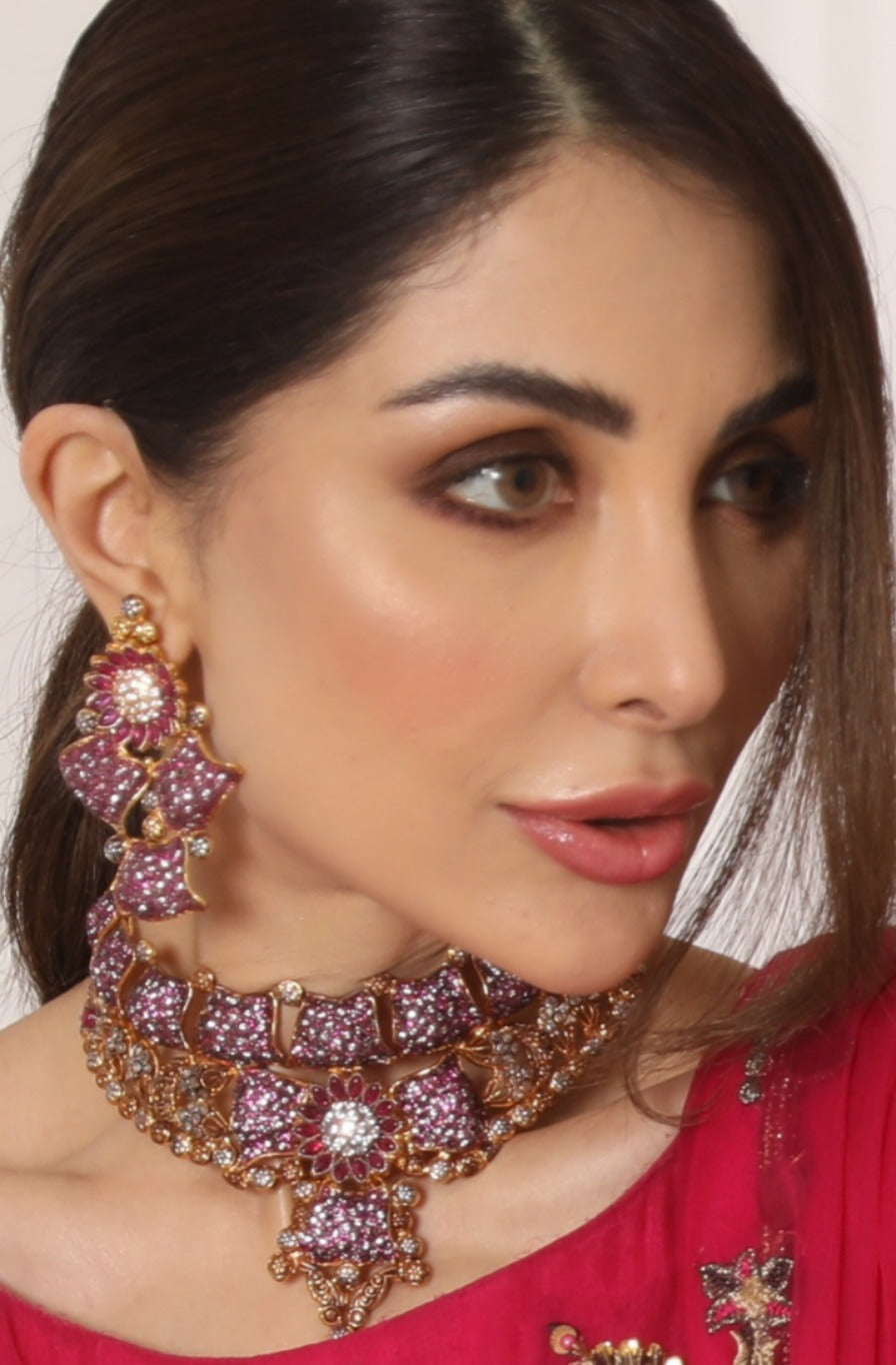 Ruby gold set