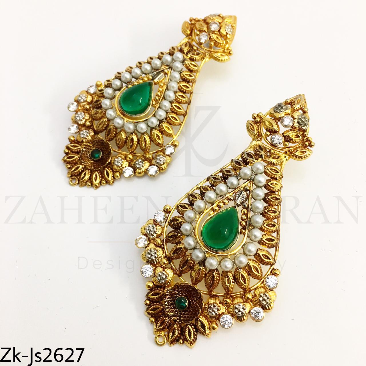 Emerald polki set