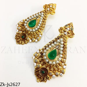 Emerald polki set