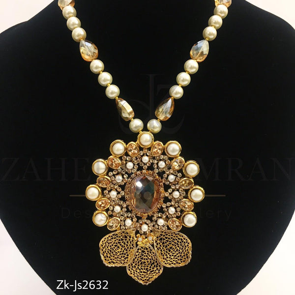 Champagne glory pendant mala