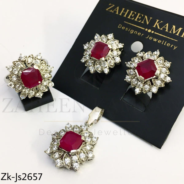 Ruby Zirconian set