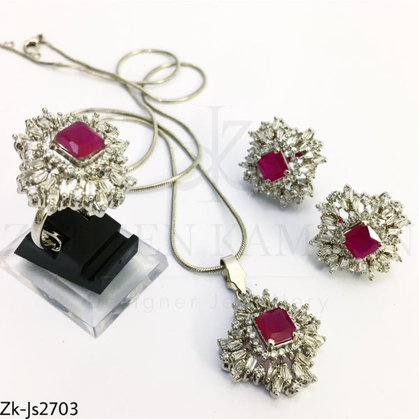 Ruby Zirconian set